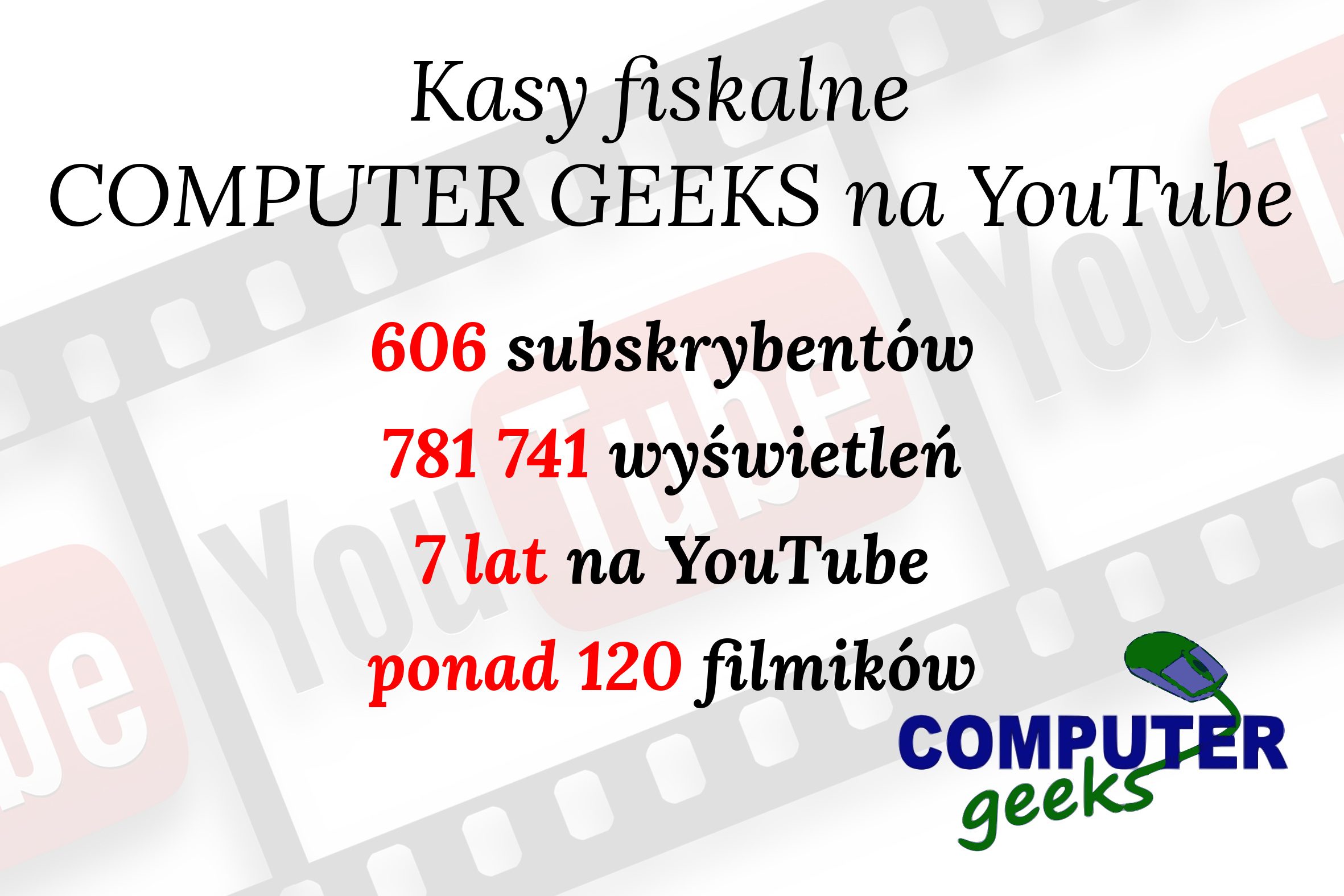 COMPUTER GEEKS Kasy fiskalne na YouTube